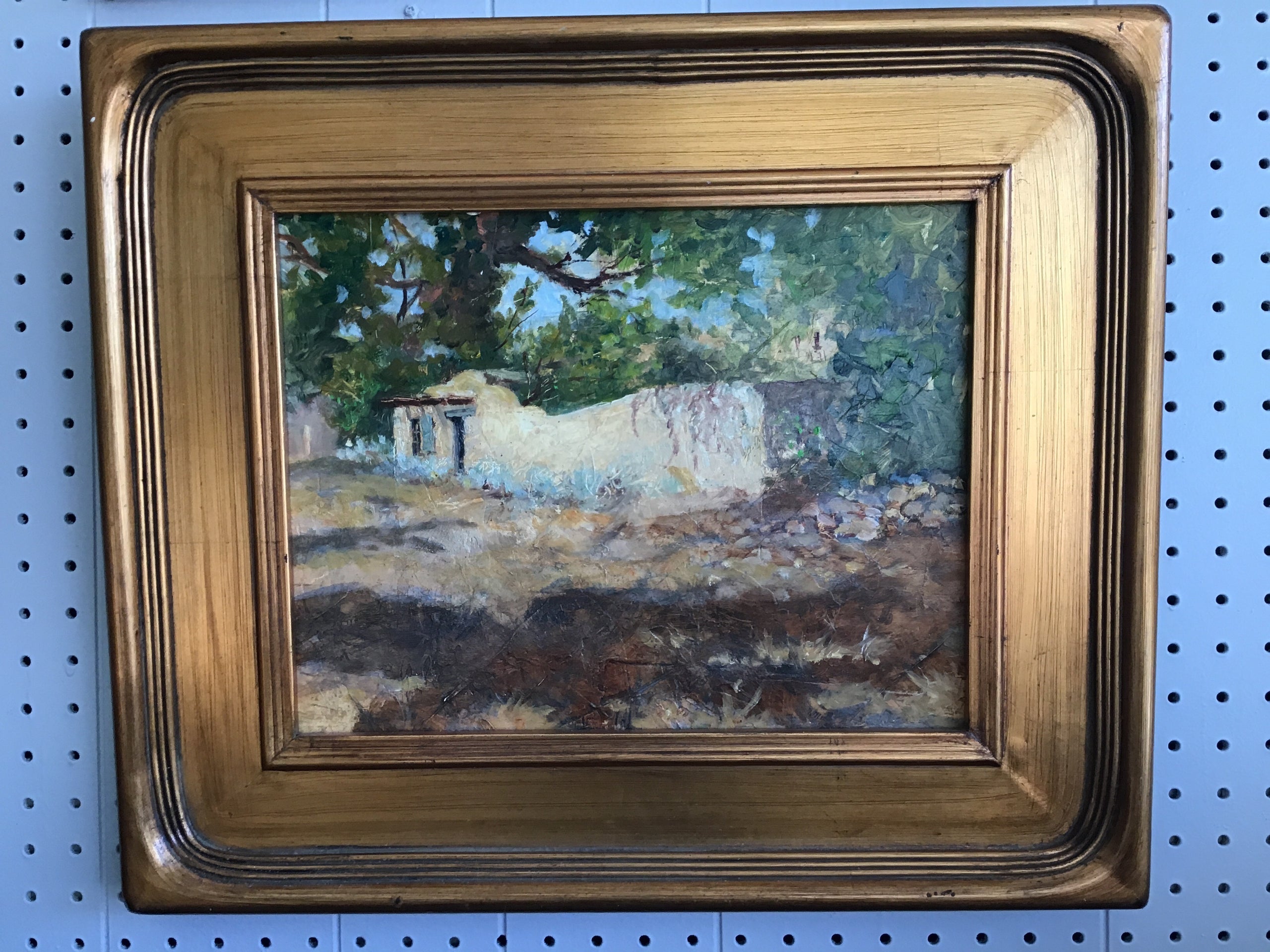 Taos Adobe Removed by artist Encina Art Center