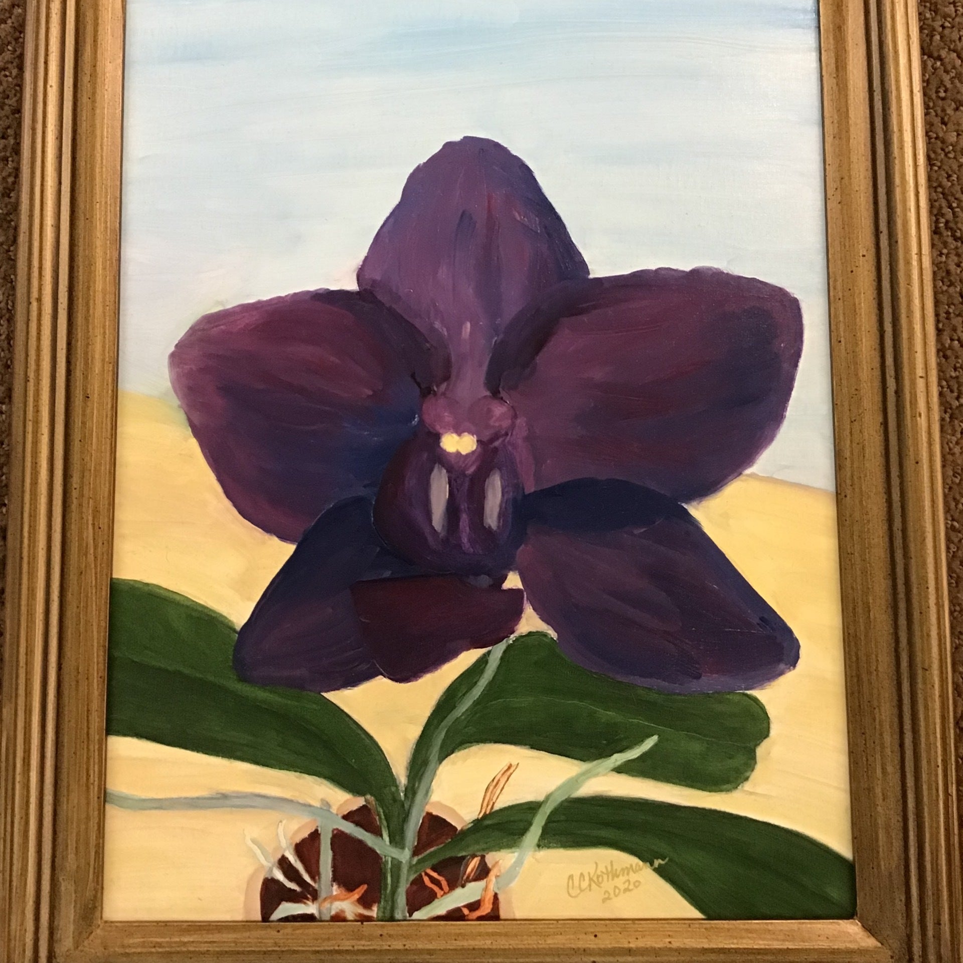 Orchid in Bloom Encina Art Center